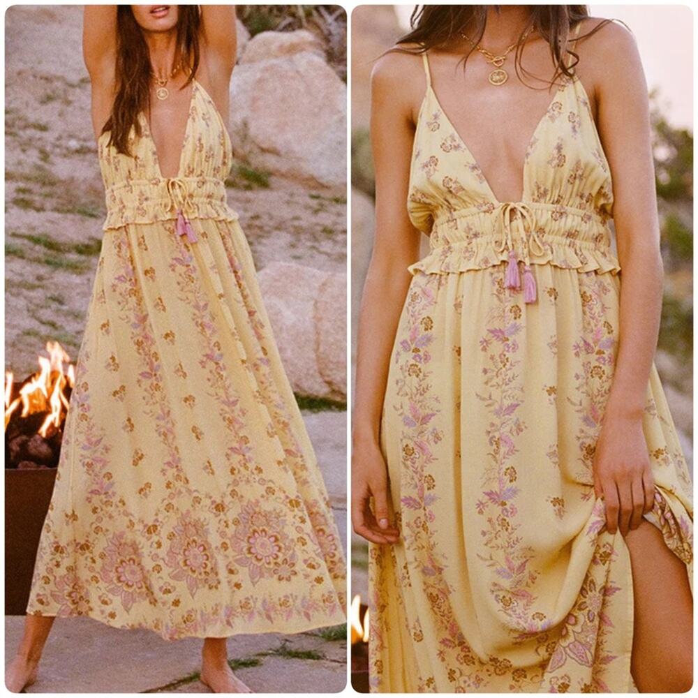 SPELL Rebel Spirit Soiree Dress Daffodil